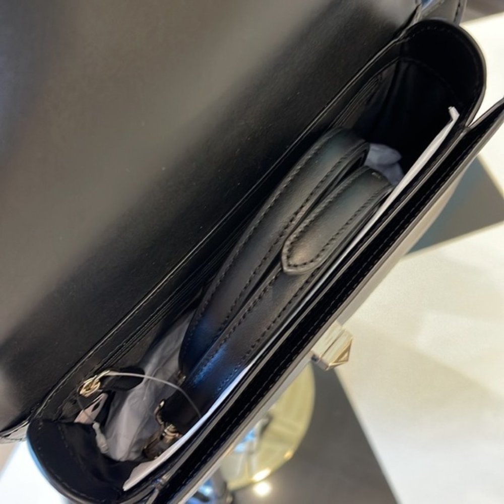 Kate Spade Flap Crossbody Smooth Leather Black - Picture 9 of 16